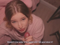 SHE'S STUCK UNDER THE BED - Fucked my Stepsister Rough