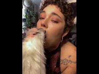 blowjob, vertical video, exclusive, solo female