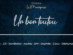 Bon toutou [French Audio Porn FemDom JOI]