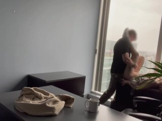 I Fuck MyMILF BOSS Against Her Office Window