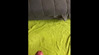 стоя кончил