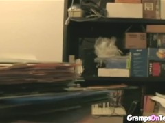 Trio teens fuck gramps in hardcore scene - Screenshot 1 of 16 - Grampsonteens