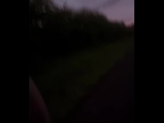 Very public nude walk