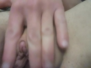 Squirting Nach Dem Spielen Mit Meiner Großen, Harten Klitoris