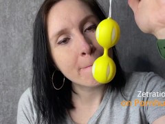 КАК Я ХОТЕЛА, ЧТОБЫ ВЫ ПОСМОТРЕЛИ, КАК Я СОСУ АНАЛЬНЫЕ ЯИЧКИ - Screenshot 3 of 16 - Shaking Orgasm