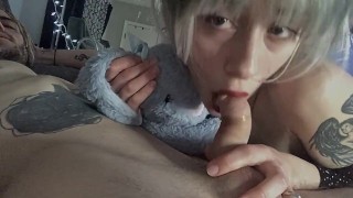 I love sucking a soft cock and feeling it grow inside my mouth