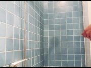 Preview 2 of I find my friend in the shower masturbating and he is ashamed but then he cums