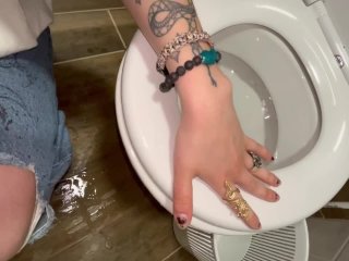 tattooed women, peeing, masturbation