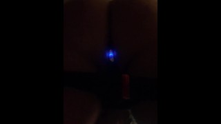Took some ecstasy and rolling my vibrating butt plug wearin cock strokin havin ass off