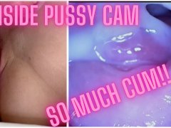 Stella Puts a Camera Inside Her Vagina After a Creampie Gangbang - Raw Footage Inside of Pussy