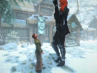 Serana vs Ciri grow contest (Part 1) - Skyrim GTS