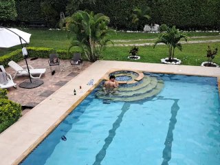 The Party Ends with a Fuck in the Pool. Part 2 Nobody Realizes What WeDo