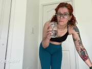 Preview 2 of nervous girlfriend agrees to let you sniff her sweaty asshole - full video on Veggiebabyy Manyvids
