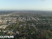 Preview 1 of NextDoorFilms - Shy Cutie Wins A Date With Pornstar Daddy Roman Todd