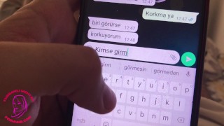 Mujer turca que quiere engañar a su marido