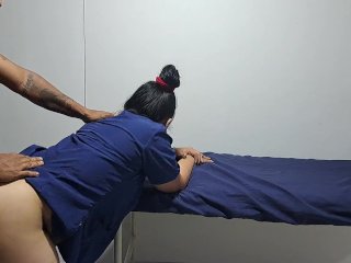 A relaxing massage for this sexy guy, he makes me so horny pt4 We end up fucking very well