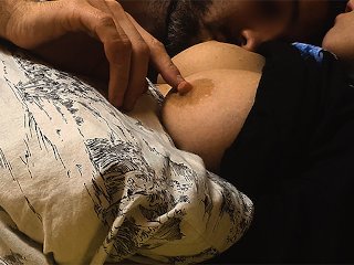 female orgasm, extra small, nipple piercing, nipple play