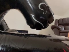 Cum inflatable unicorn nachts funa