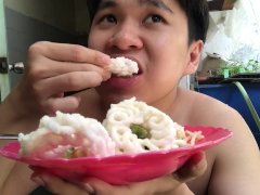 EATING MY MOTHER COOKING PART 33