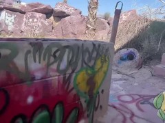 BJ quickie at abandon water park