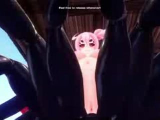 hentai monster, female orgasm, cartoon, spidermonster