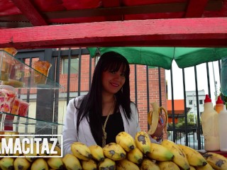 Bubble Butt Colombiaanse Juanita Chia Opgepikt En Geneukt En Dan Gefacialed - CARNE DEL MERCADO
