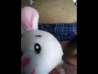 cumshot, toys, vertical video, toybunny