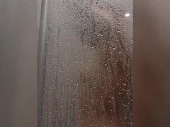 taking a nice Irish shower alone