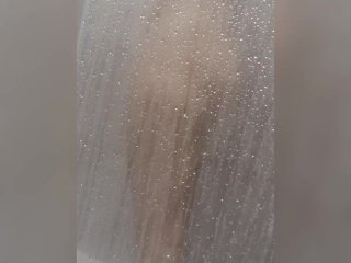 taking a nice Irish shower alone