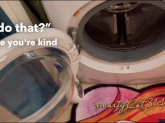 BEHIND THE SCENES WITH BLOOPERS - HOW TO FILM POV STUCK IN WASHER PORN