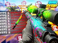 QUAD HEADSHOT FEED w/ EVERY GUN in MODERN WARFARE 2! (Warning: A LOT of Head in This Video)