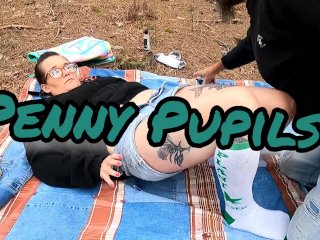 real female orgasm, smoking 420, outdoor porn, penny pupils