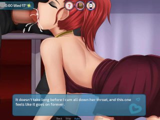 game, redhead, love and sex, blowjob