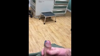 Almost busted masturbating in my Doctors office as I was awaiting to be seen by her today
