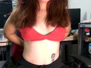 exclusive, small tits, fetish, red head