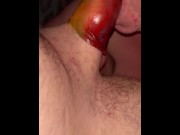 Preview 3 of Fruit roll up Blowjob. (Post op transman)
