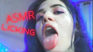 💞 ASMR GLASS LICKING KISSES 👅👅👅