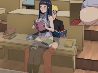 cartoon, hinata hentai, masturbation, visual novel