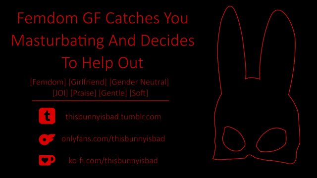 [GFE JOI F4A] Possessive Femdom GF Catches You Masturbating, Helps You Finish w/ Voice