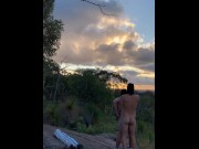 Preview 2 of Outdoor fuck with a view (CAUGHT)
