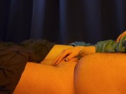 Preview 2 of Girlfriend watches TV and makes me cum HARD