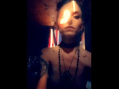 Hot Chick Huge Clouds