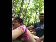 Preview 3 of Getting bent over in the woods!!