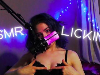 asmr blowjob, role play, teen, spit in mouth