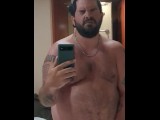 Dad Bod Italian-American Strokes Cock in Cruise Cabin