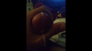 Late night sneaky JERK OFF and CUMSHOT