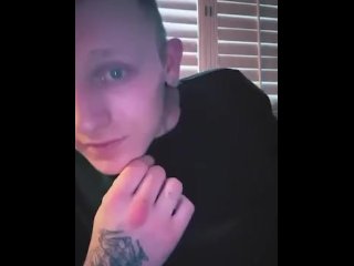 White Guy Shows 12 inch long cock!