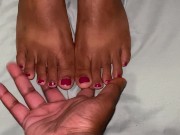 Preview 4 of Indian Feet Tease with Bukkake Fantasy