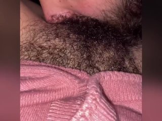 guy eating pussy, real female orgasm, shaking orgasm, amateur latina