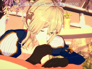 VIOLET EVERGARDEN STRIPS FOR YOU 🥰 UNCENSORED HENTAI